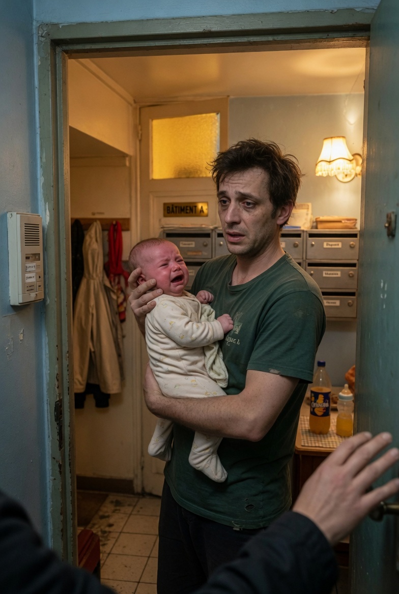 Il était trois heures du matin et j’avais déjà le téléphone en main. ‘Ouvrez ! Immédiatement !’ J’ai frappé fort à la porte de l’étage supérieur. Demain, je travaille !