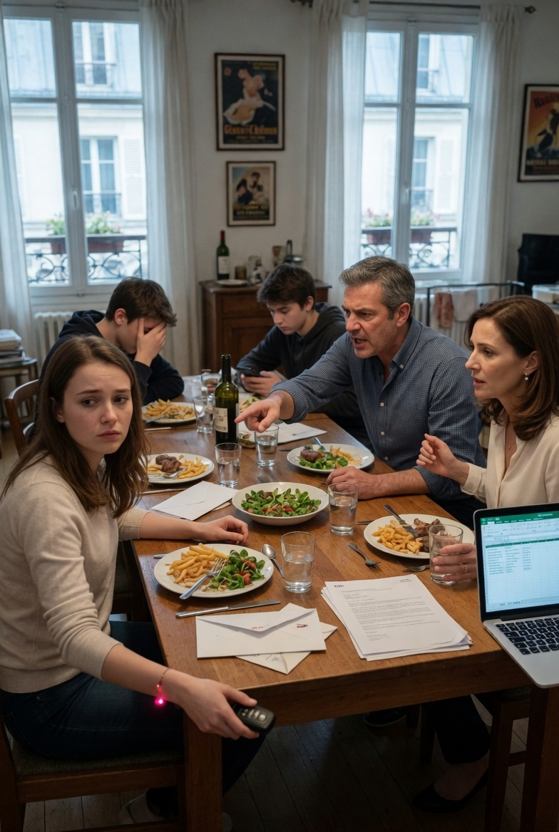 Dimanche midi, mon père a exigé : ‘Tu nous dois 180 000 $ pour le bras de ton frère, tu paieras 3 500 $ par mois.’ Ma mère a ajouté : ‘La famille s’entraide.’ J’ai répondu calmement : ‘D’accord. Mais vous n’aurez pas ma maison, car j’active le kill switch.’