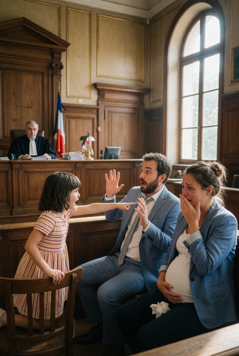 Il était sur le point de verser 980 millions à son ex enceinte. Soudain, une enfant des rues surgit dans le tribunal. Elle brandit une enveloppe en criant : ‘Arrêtez, ce n’est pas son bébé !’ Mais ce qu’elle contenait allait tout changer.