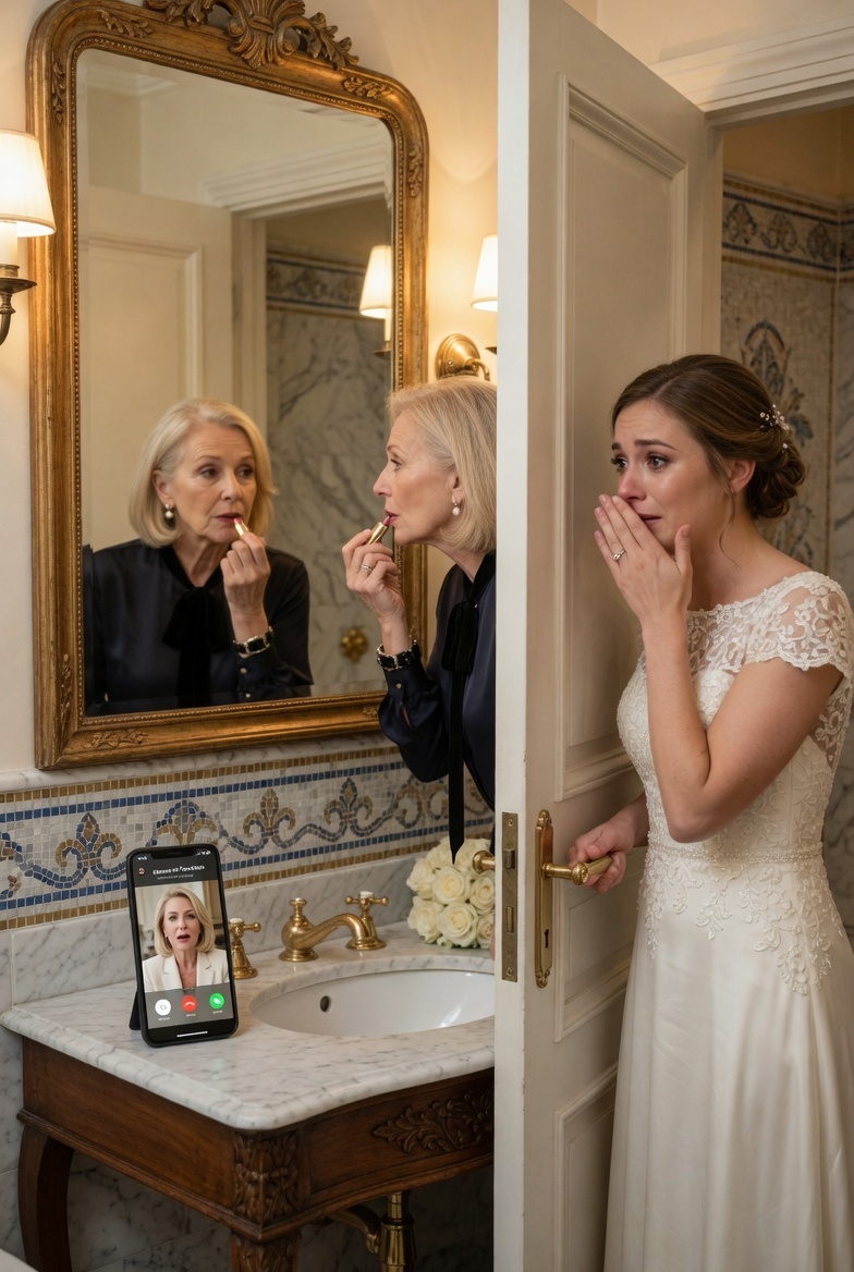 Quelques minutes avant de marcher vers l’autel pour épouser l’homme que j’aimais, je me cachai dans les toilettes pour calmer mes nerfs. Mon souffle se stabilisa enfin… jusqu’à ce que quelqu’un entre et mette son téléphone sur haut-parleur. La voix familière qui en sortit fit s’arrêter mon monde entier.