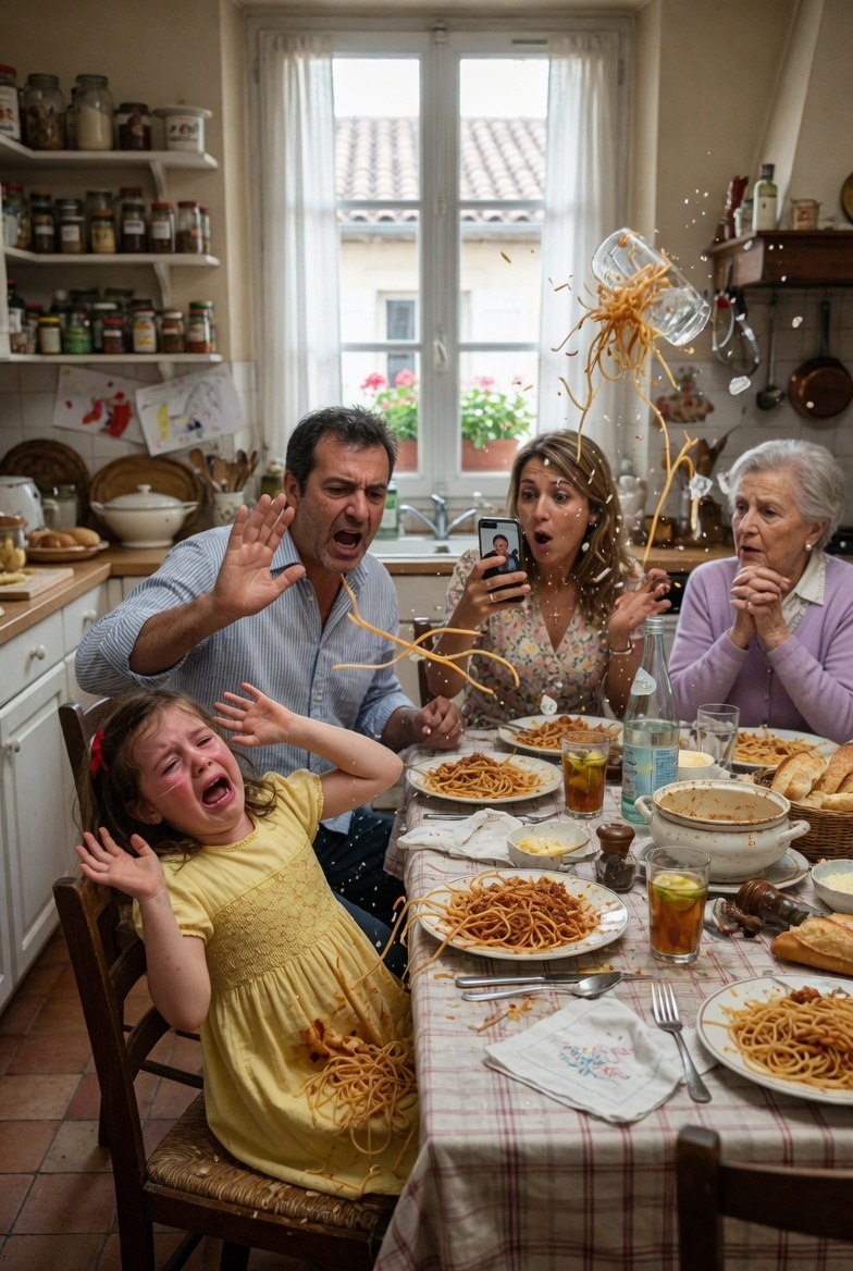 À dîner, mon gendre a giflé ma fille trois fois et l’a poussée. Sa mère a applaudi : ‘Ça lui apprendra !’. Mon sang s’est glacé. Je me suis levée en silence et j’ai passé un appel.