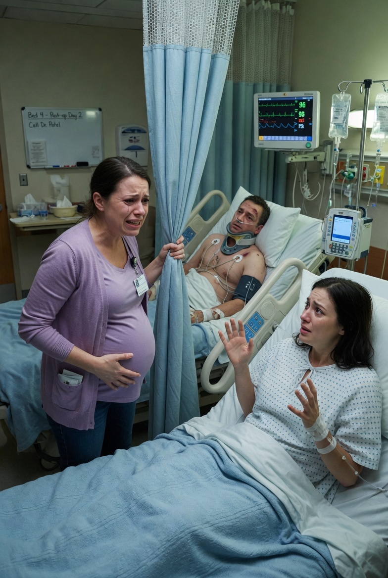 Mentre ero incinta, ricevetti una chiamata dalla polizia: ‘Suo marito è in ospedale, lo abbiamo trovato con un’altra donna.’ Arrivai e il medico disse: ‘Signora, ciò che sta per vedere potrebbe scioccarla.’ Tirò la tenda e crollai quando vidi…