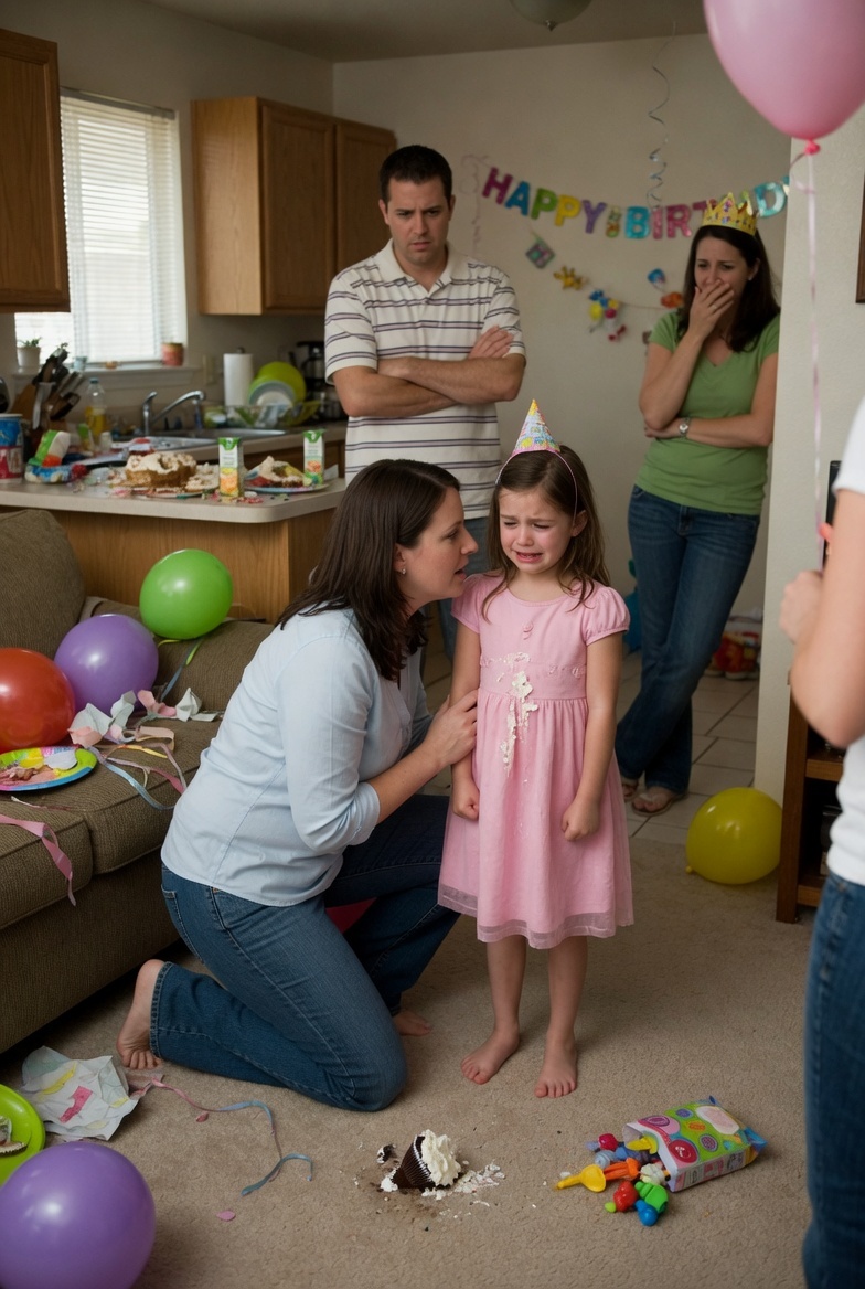 Ma fille a passé la fête de son cousin dans la cuisine. On lui a dit que sa robe n’était pas assez chic pour être devant. Elle a pleuré dans la voiture. Et moi, j’ai ouvert un tiroir que je n’avais pas touché depuis des années.