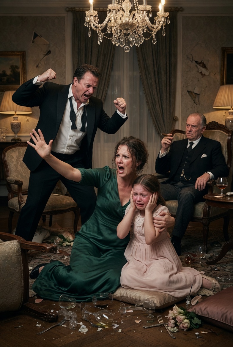 Mio fratello ha schiaffeggiato mia figlia davanti a tutti, ridendo forte. ‘Come la madre, come la figlia – entrambe inutili,’ ha detto. Mio padre ha sogghignato: ‘Beh, doveva imparare un po’ di vergogna.’ Ma non sapevano che il microfono era acceso, e ciò che ho fatto dopo ha distrutto le loro vite.