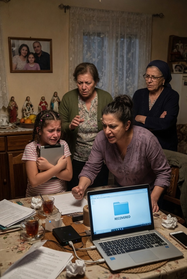 Mia sorella ha cancellato il progetto di mia figlia di 11 anni, ore prima della scadenza. ‘Gli schermi sono il male’, ha detto con nonchalance. Non ho urlato. Tre settimane dopo, i loro volti sono impalliditi.