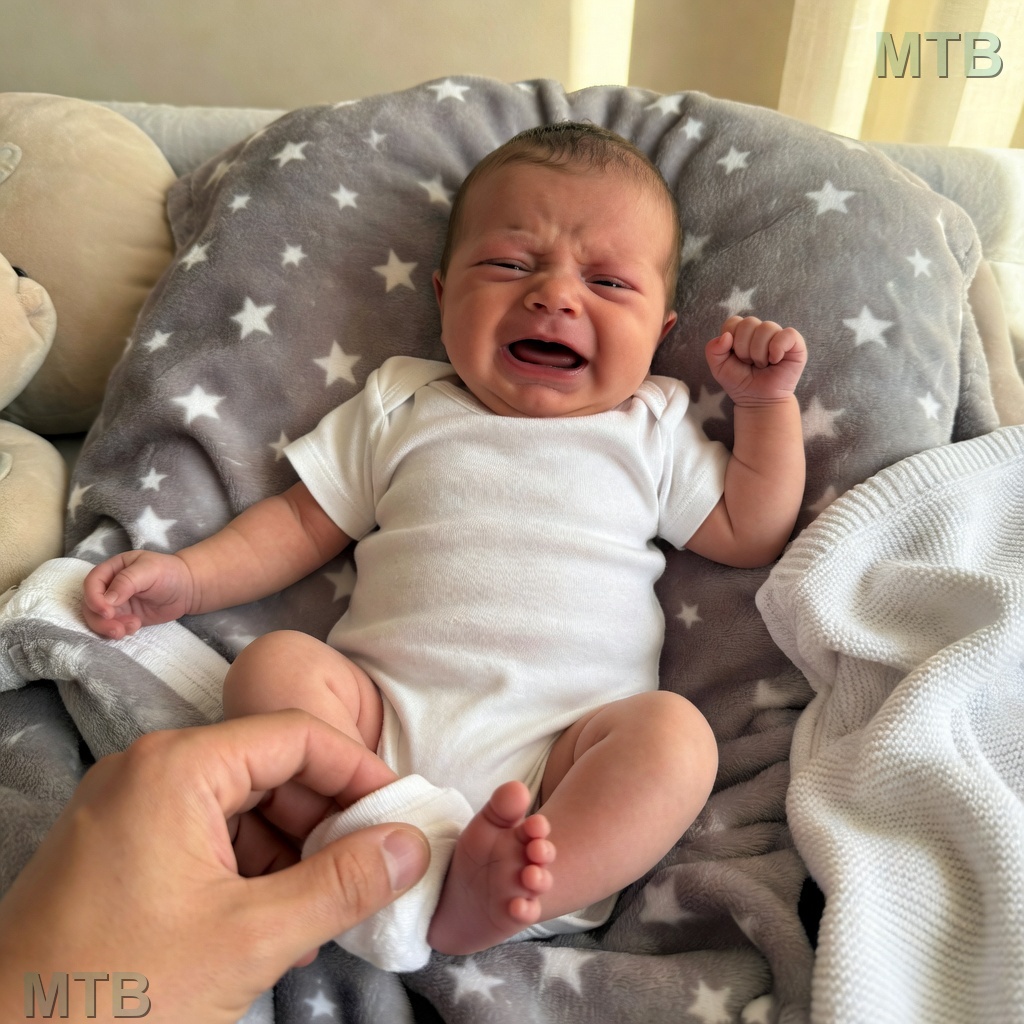 Il neonato piangeva da tre giorni senza sosta. I medici dicevano solo coliche. Ma il padre notò un dettaglio strano sulla gamba. Quello che vide poteva salvare una vita.