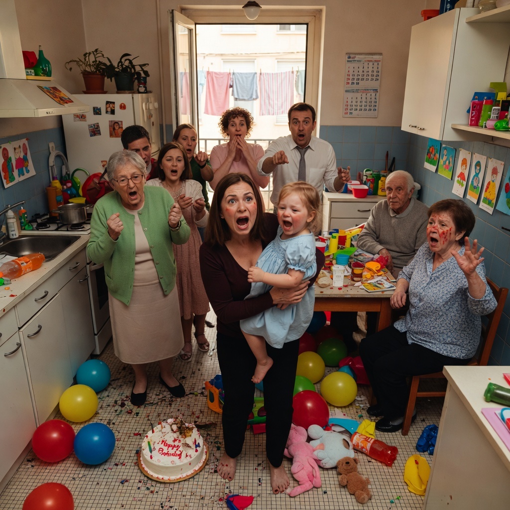 Le claquement de la gifle résonna dans le salon. Ma mère hurlait sur ma fille de deux ans. Quelque chose de monstrueux venait de briser la fête. Comment en étions-nous arrivés là?