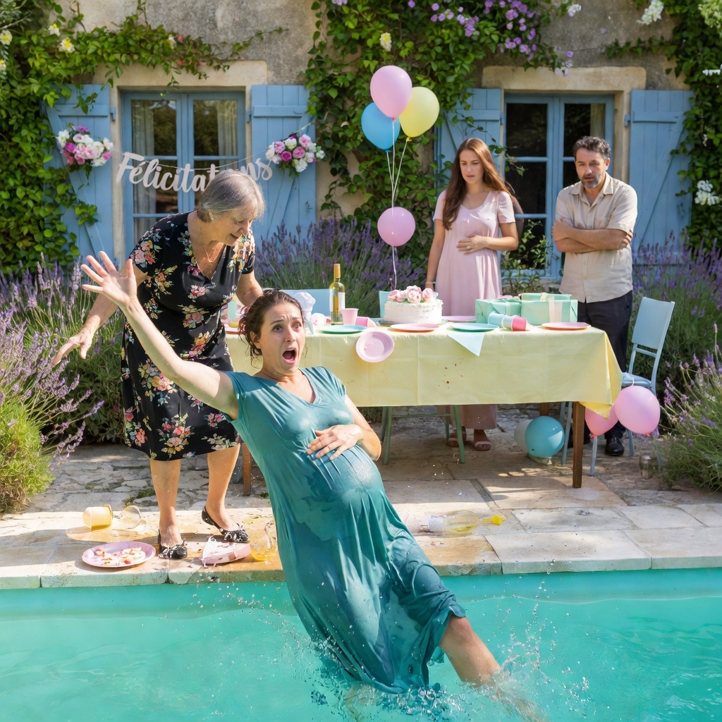 Le soleil d’été illuminait la fête prénatale. Ma mère s’approcha, le regard dur. ‘Donne cet argent à ta sœur.’ Puis son poing s’abattit sur mon ventre enceinte.