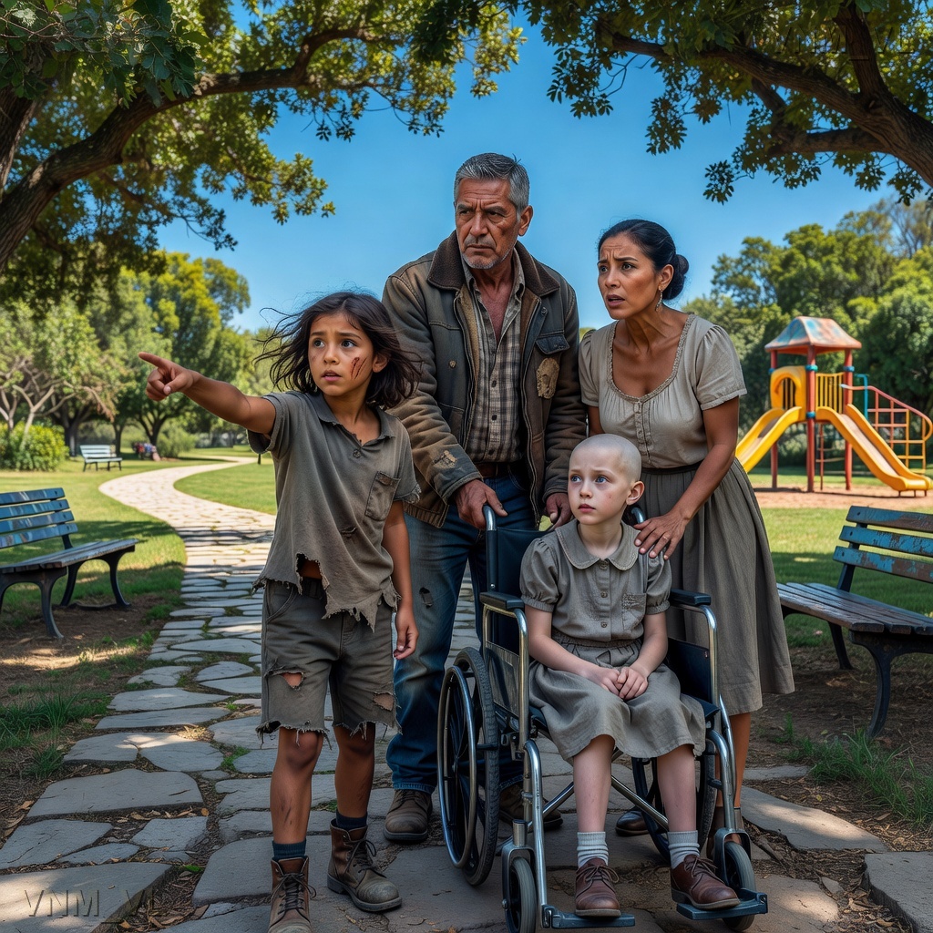 Tu hija no está enferma. Fue esa señora la que le rapó la cabeza. Y le da cosas para ponerla peor. Maribel estaba a pocos pasos, sonriendo como si nada.