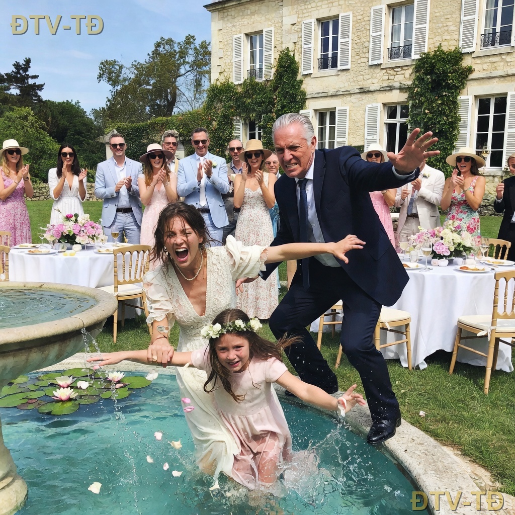 Bei der Hochzeit meiner Schwester durfte ich nicht bei der Familie sitzen, weil ich ‘eine alleinerziehende Mutter’ war. Meine Mutter zischte: ‘Deine Schwester hat einen CEO geheiratet – du bringst uns nur Schande.’ Ich ignorierte sie und kümmerte mich um meine Tochter, die Wein verschüttet hatte. Da explodierte mein Vater und stieß uns in den Brunnen.