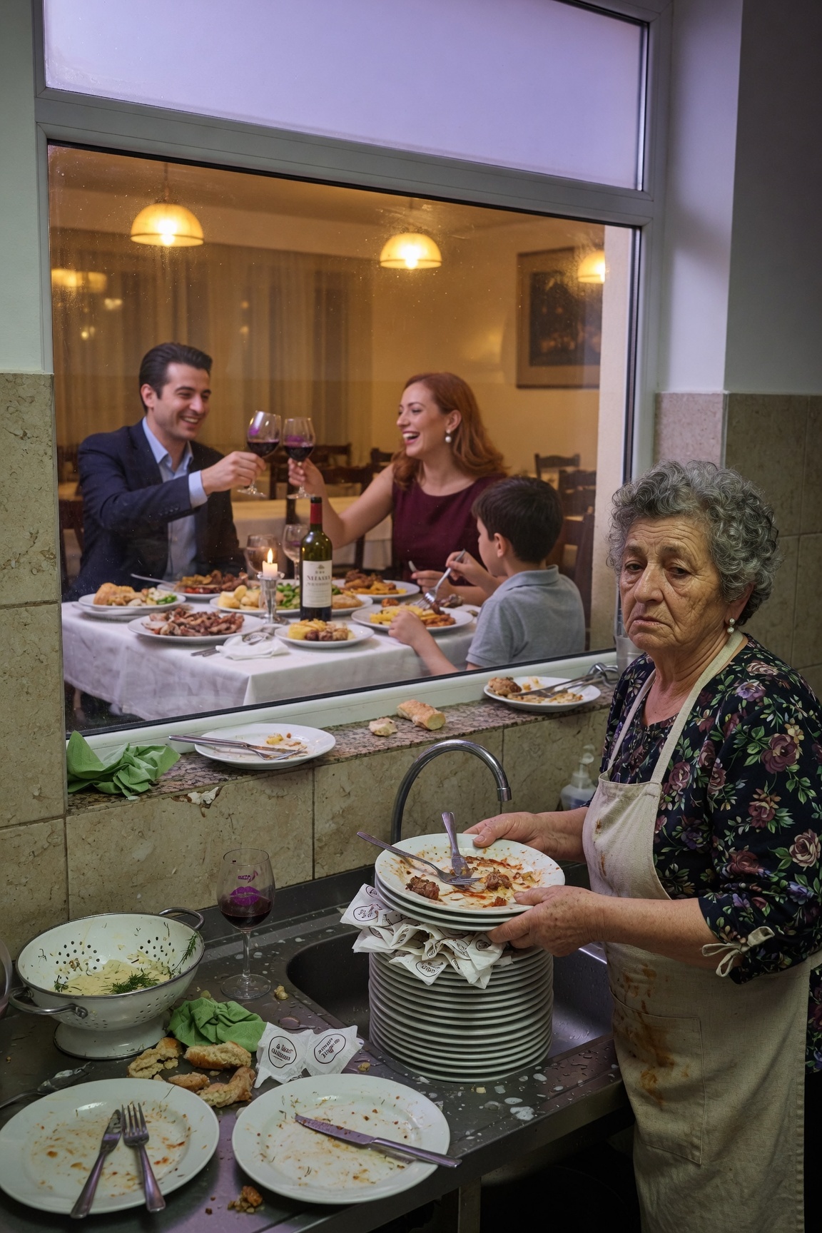 Nora-mea mi-a trimis un mesaj: „Mamă, termină resturile.” Apoi m-au lăsat în urmă… Eu am spus doar „Bine.” Când s-au întors acasă beți la miezul nopții, ceea ce au găsit i-a înghețat pe loc. 🇺🇸🥶