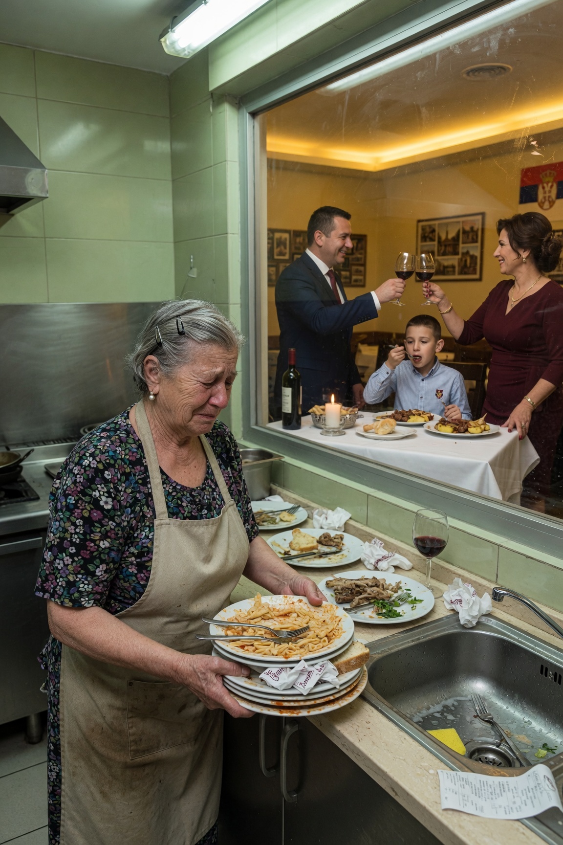 Moja snaha mi je poslala poruku: “Mama, pojedi ostatke.” Zatim su me ostavili… Samo sam rekla “U redu.” Kada su se pijani vratili kući u ponoć, ono što su zatekli ledilo im je krv u žilama.