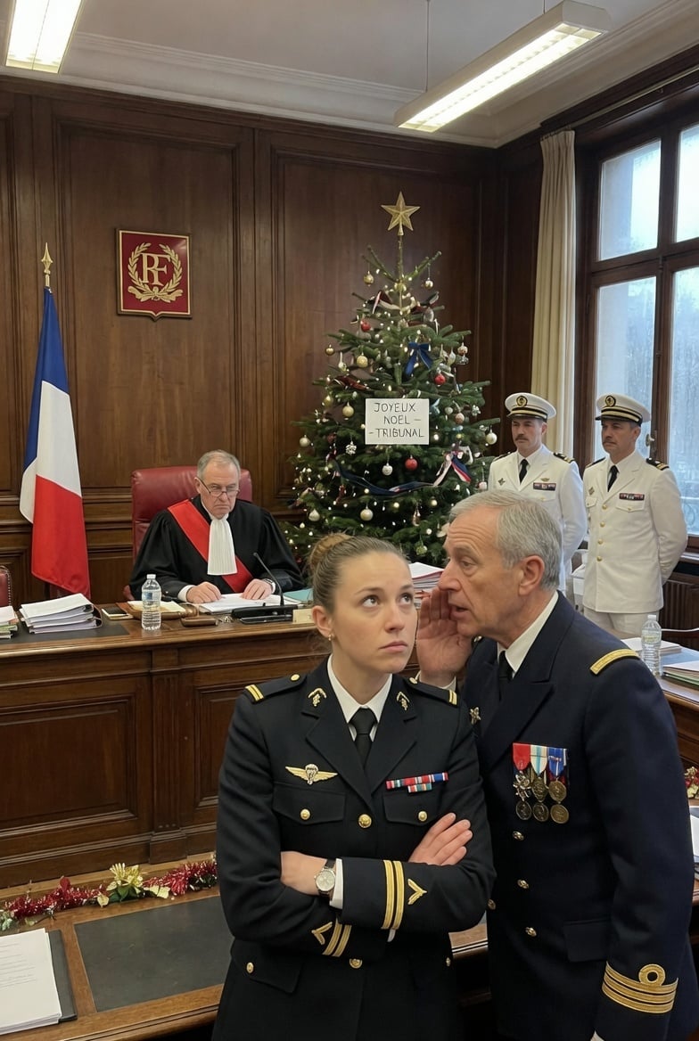 Le général des Marines a demandé, en plaisantant, quel était son bilan de mission — sa réponse a choqué toute la Marine. Une salle d’audience militaire sans fenêtres…