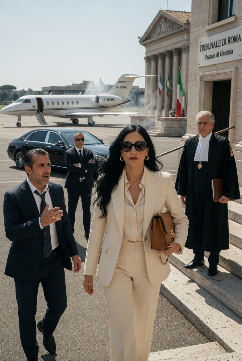 Ha accettato il divorzio senza chiedere nulla — poi è arrivata in tribunale sul jet privato di un miliardario.