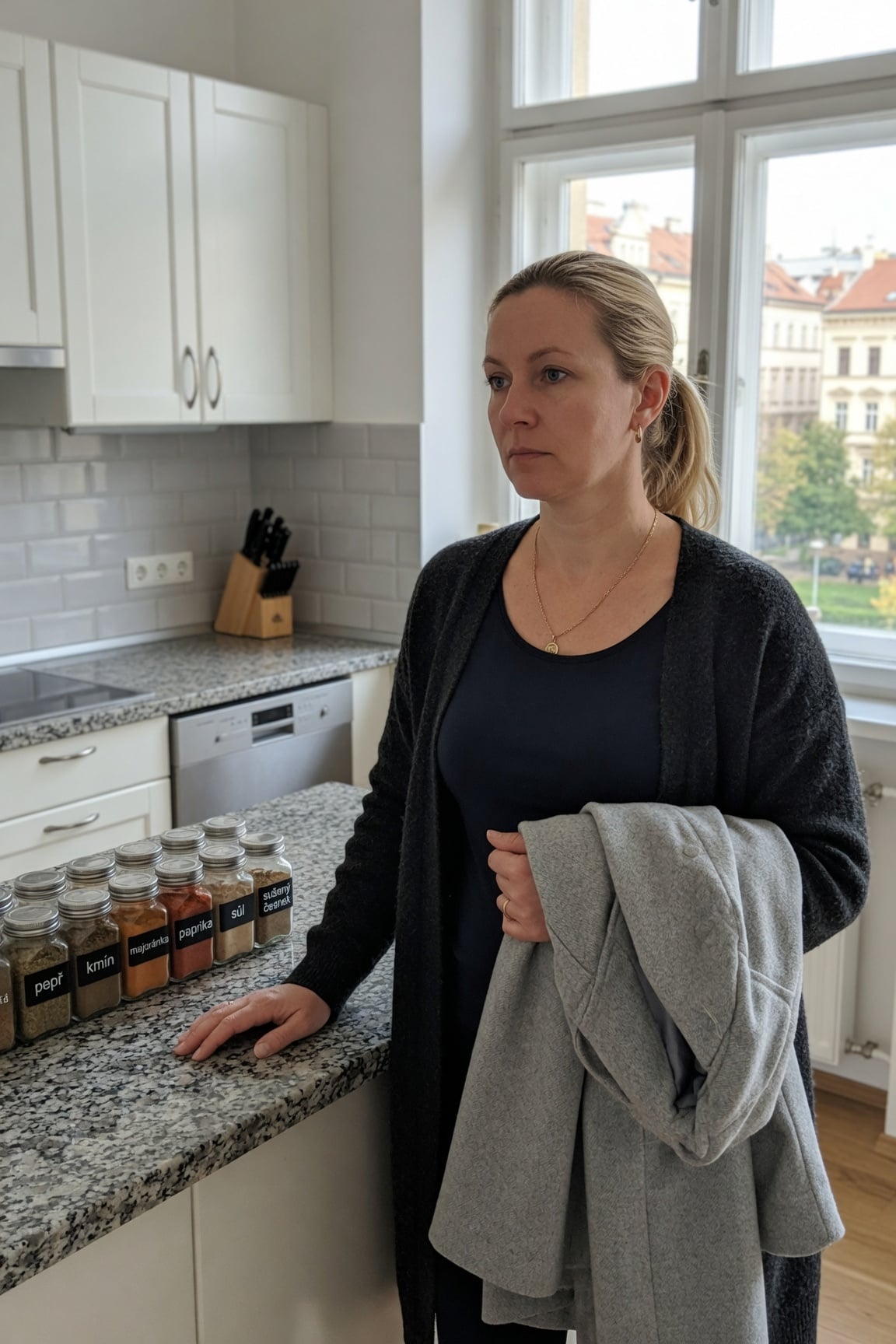 „Ten svetr byl můj,“ řekla jsem. Moje tchyně se usmála – měla ho na sobě – zatímco reorganizovala mou kuchyni a oznámila: „Zůstaneme na neurčito.“