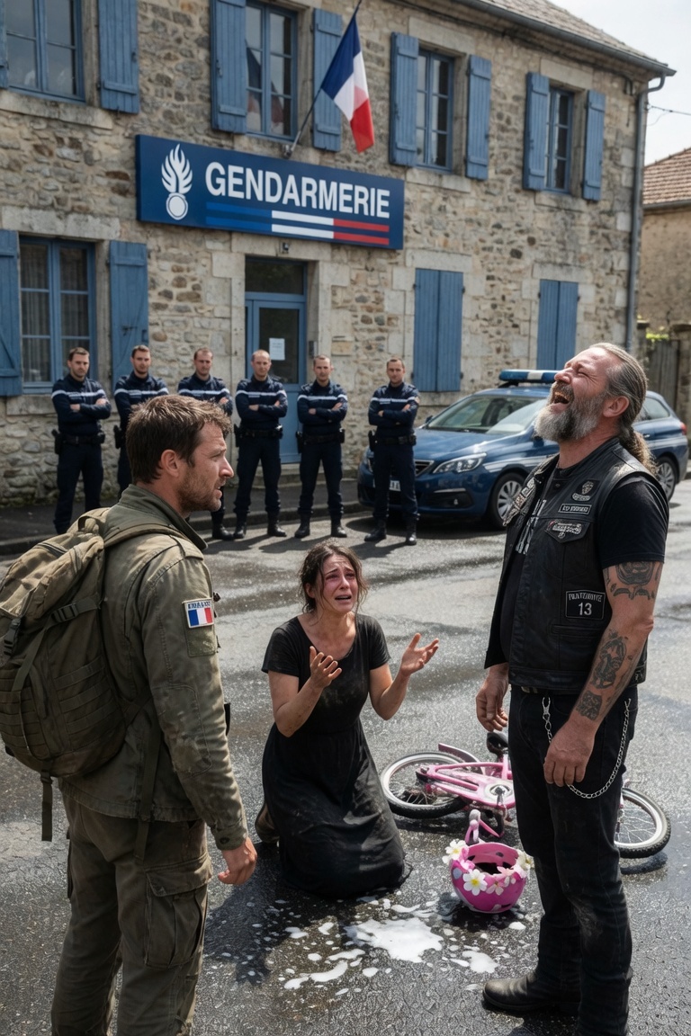 Ma femme et son amant motard ont traîné notre fille de 7 ans derrière un pick-up. Elle hurlait : « Papa ! », tandis que ma femme riait sur un enregistrement secret. Le chef du gang ricana lorsque des gendarmes corrompus les laissèrent repartir : « Tu ne peux rien contre nous. » Ils croyaient que le système les protégerait d’un père brisé. Ils ignoraient que ma vie de père ordinaire n’était qu’une façade. Après 15 ans à commander des chars de combat, je n’ai pas supplié un juge : j’ai lancé un monstre blindé de 50 tonnes contre leur repaire.