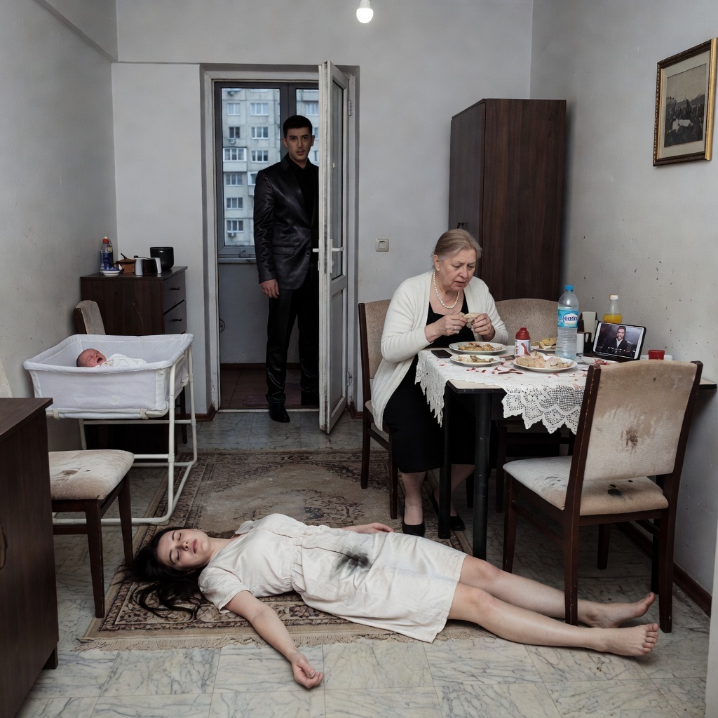 Soția mea s-a prăbușit de epuizare în timp ce mama mea continua să mănânce… Apoi am verificat camerele și am văzut adevărul care ne-a distrus familia pentru totdeauna.