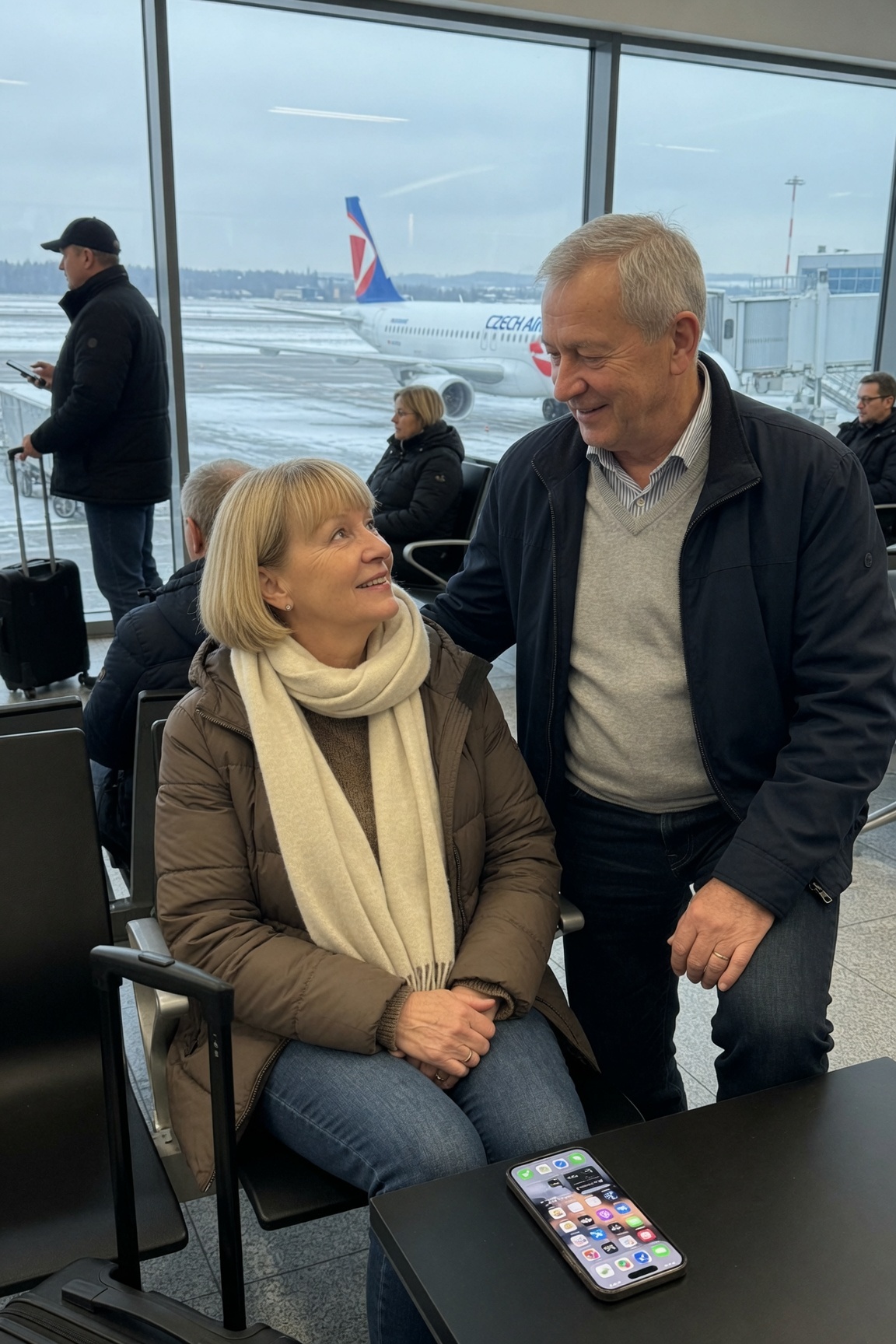 O Vánocích mi snacha řekla: „Vánoce trávíme u mojí mámy. Ty můžeš zůstat doma.“ Neodporoval jsem. Prostě jsem si koupil letenku. Když jsem nahrál fotky, telefon mi explodoval. Kdo byl ten muž sedící vedle…