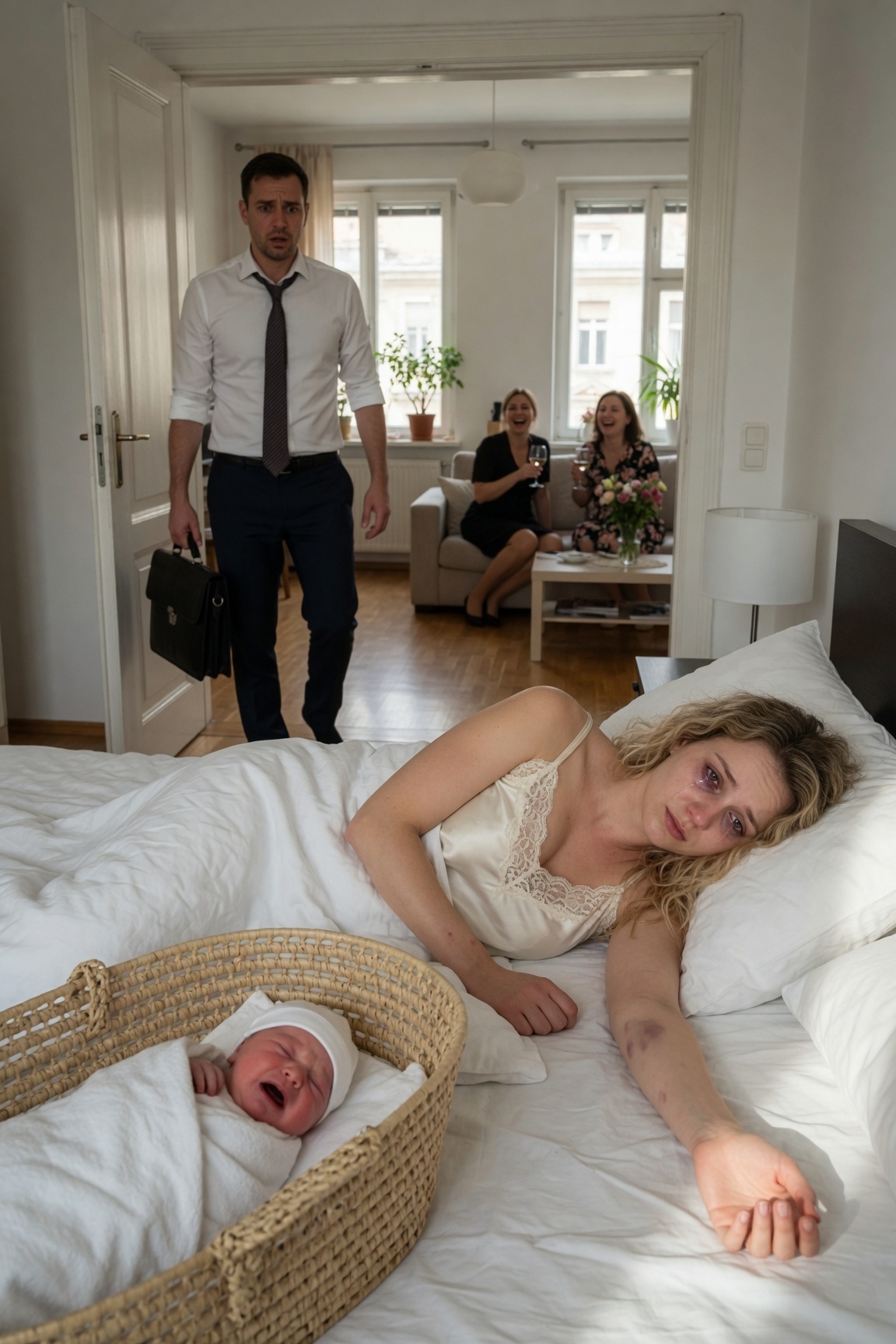 Visszatért Monterreyből, és feleségét és kisbabáját majdnem holtan találta… miközben az anyja azt mondta, hogy ő „csak egy lusta nő” volt.