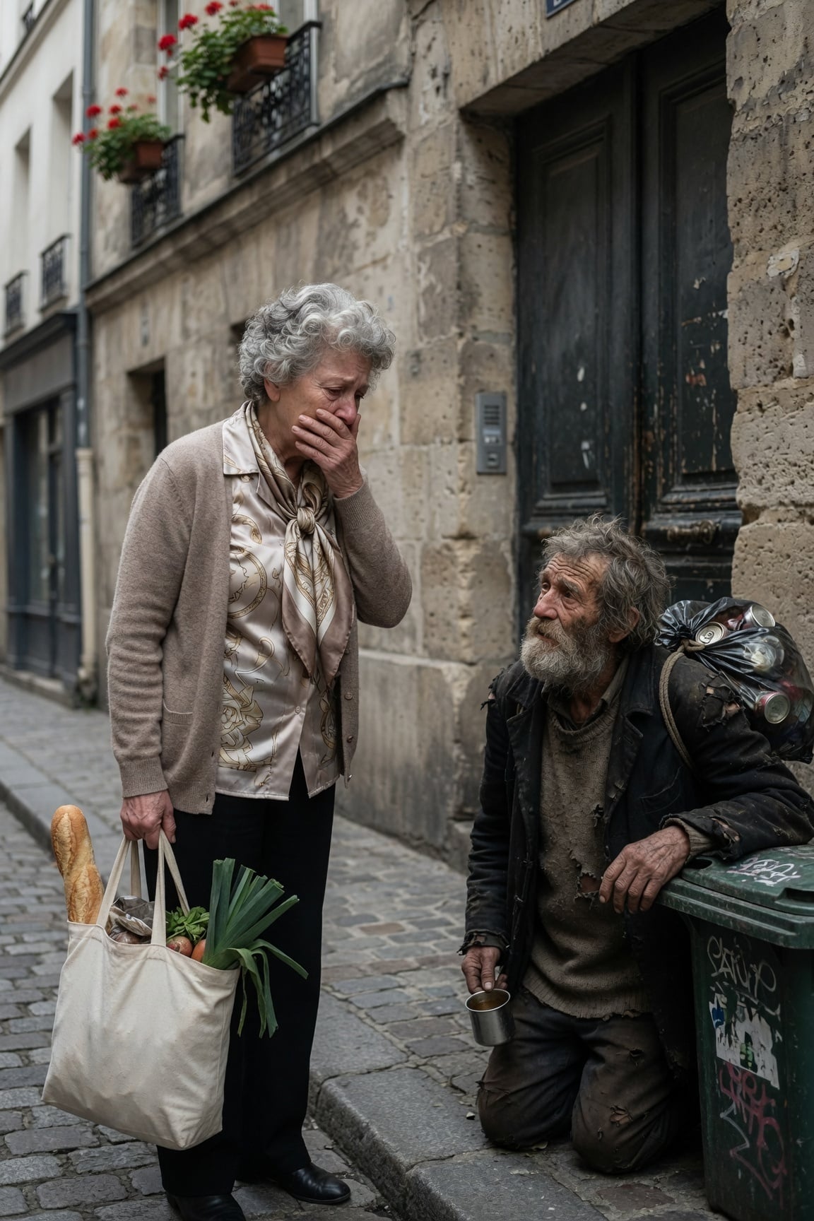 Mon mari a disparu et m’a laissée ruinée—vingt ans plus tard, je l’ai retrouvé en train de fouiller les poubelles avec un secret qui a tout changé.