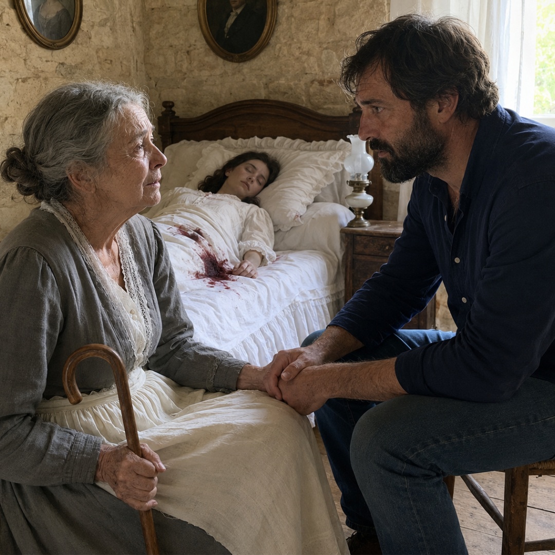 Je suis monté à la chambre pour donner une leçon à ma belle-fille à cause de sa paresse, mais en retirant le drap et en voyant le sang, mon monde s’est arrêté pour toujours…
