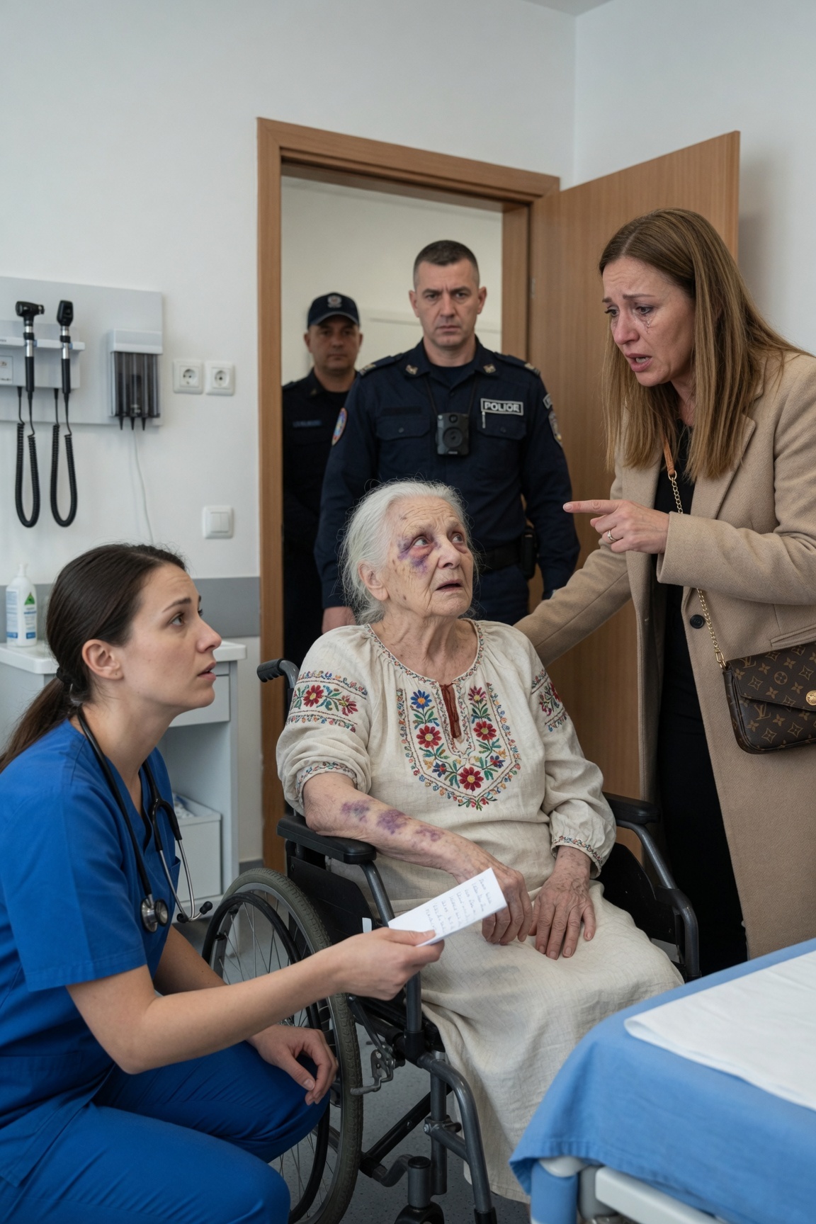 Njena ćerka je pokušala da je proglasi ludom kako bi ukrala kuću – ali 72-godišnja majka je već postavila zamku koju niko nije očekivao.

Ćerka me je uvela u privatnu kliniku, jednom rukom na mom ramenu, a laž je već bila spremna na njenom jeziku.

Svima ostalima izgledala je odano. Smireno. Elegantno. Zabrinuto.

Ali ispod moje bluze, rebra su mi još uvek pulsirala od bola tamo gde me je njen muž zgrabio. Desno oko mi je bilo natečeno i ljubičasto. Blage žute modrice okruživale su moje zglobove. I već sam tačno znala šta pokušava da uradi.