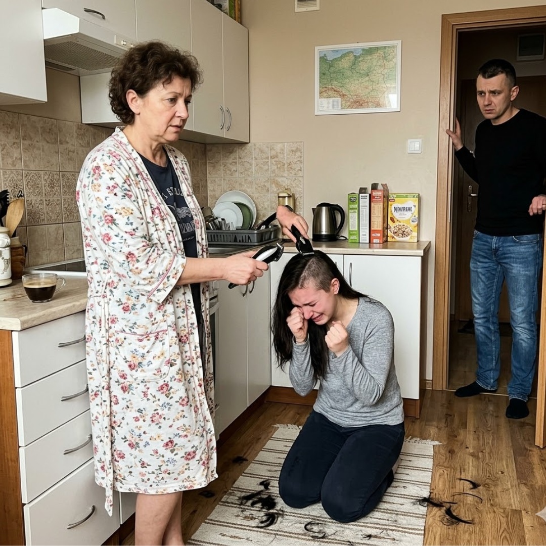 Moja teściowa ogoliła mi głowę, gdy spałem, żeby zmusić mnie do rzucenia pracy… ale nie wiedziała, że właśnie obcięła jedyną rzecz, która jeszcze trzymała życie jej syna w kupie…