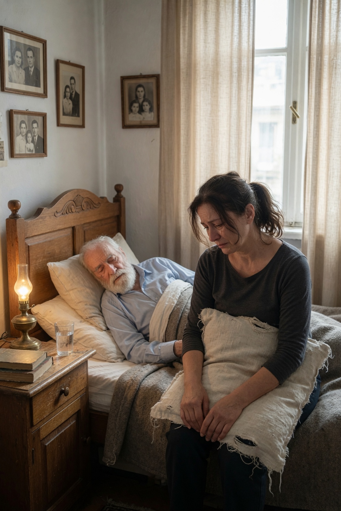 AM AVUT GRIJĂ DE SOCRUL MEU TIMP DE 12 ANI, ÎN TIMP CE PROPRIUL SĂI COPII AU PLEGAT. CÂND A MURIT, MI-A LĂSAT O PERNĂ DESFĂCUTĂ… IAR CE ERA ASCUNS ÎNĂUNTRU MI-A SCHIMBAT VIAȚA PENTRU TOTDEAUNA.
