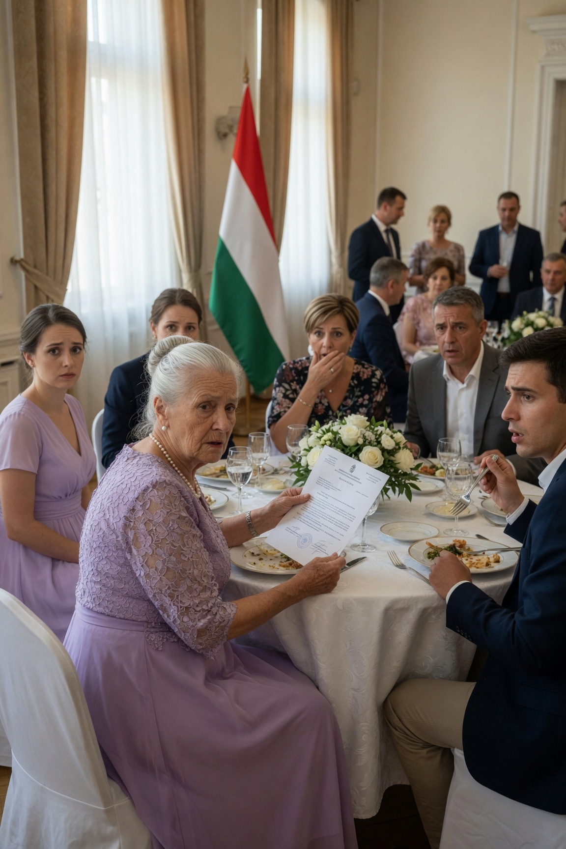 A diplomabálom vacsoráján nagymama mosolyogva mondta, hogy örül, hogy az 1500 dollár