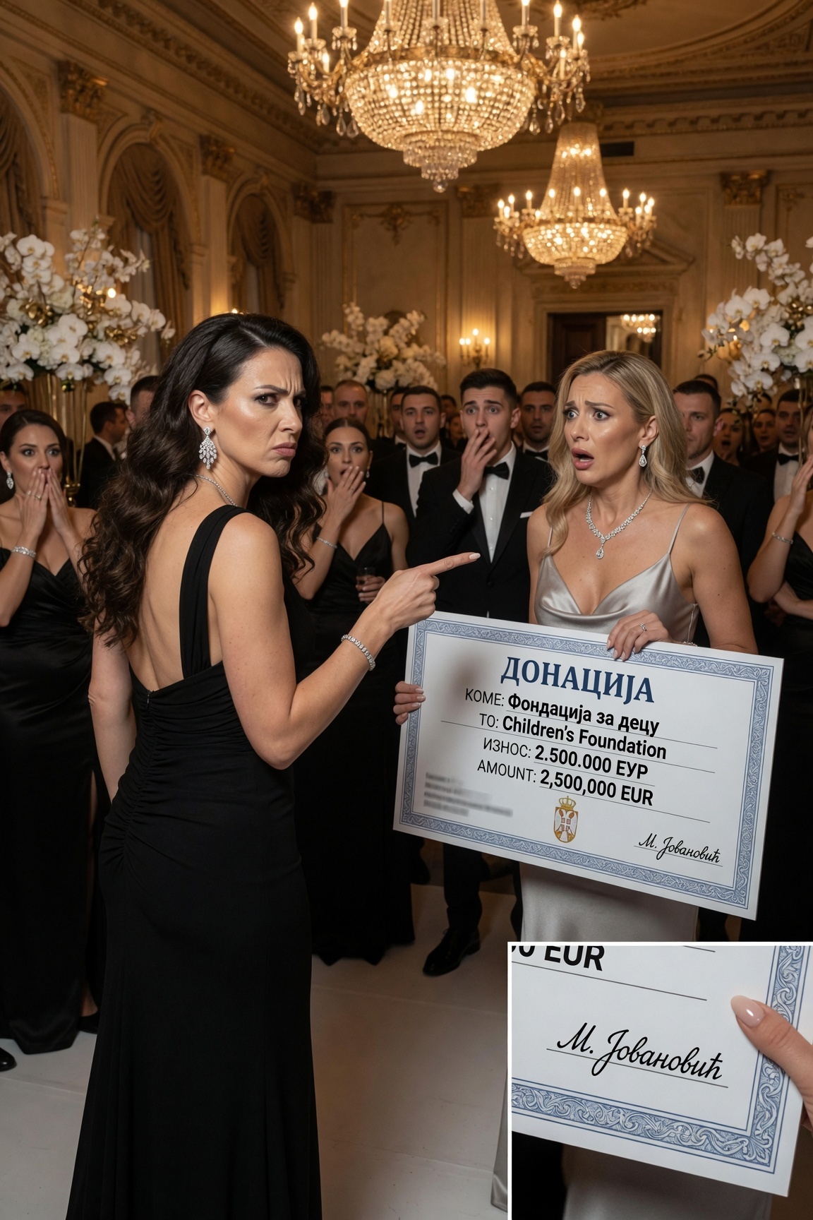 Njegova ljubavnica je potpisala moj ček za milion dolara za dobrotvornu organizaciju. Zaboravila je da sam ja vlasnik fondacije.