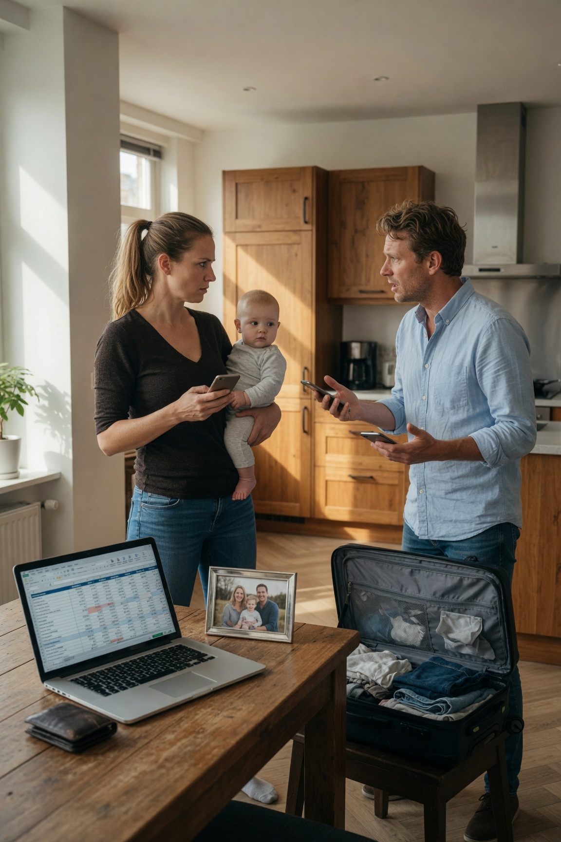 “Mijn man leidde vier maanden lang een dubbelleven.” Terwijl ik alleen voor onze baby zorgde, vloog hij naar zijn minnares en plunderde onze rekeningen. Twintigduizend dollar. Weg. En toen ik de waarheid ontdekte, werd het alleen maar erger. Want dit was niet zijn eerste verraad.