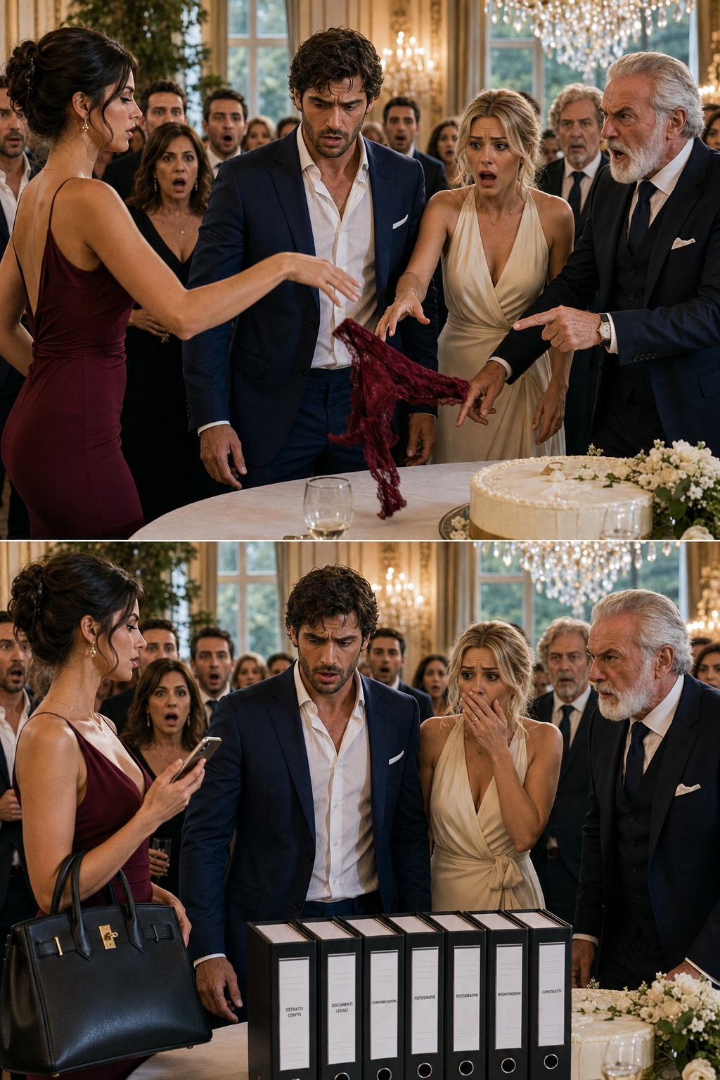 Ho scoperto chi era l’amante di mio marito e mi sono invitata alla festa organizzata dalla sua famiglia. Davanti a tutti gli invitati, le ho restituito la lingerie rossa trovata nella macchina di mio marito. Ma quella sera, il vero gioco era appena iniziato…