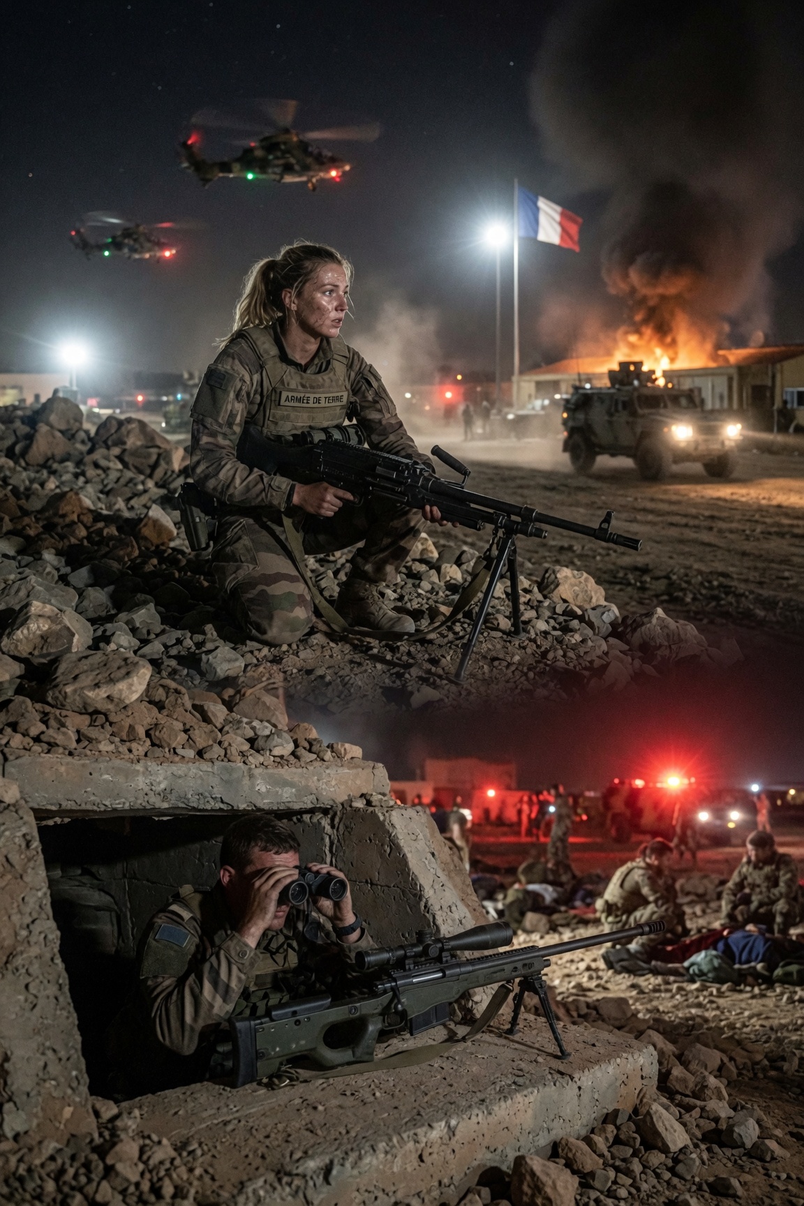 Elle n’était que conductrice d’ambulance pour l’armée — jusqu’à ce qu’une attaque ennemie la pousse à se battre comme un commando des Navy SEAL… Aux premières lueurs de l’aube, le désert afghan semblait presque paisible, comme si la nuit n’avait pas retenu son souffle au-dessus des clôtures grillagées de la base opérationnelle avancée Liberty.