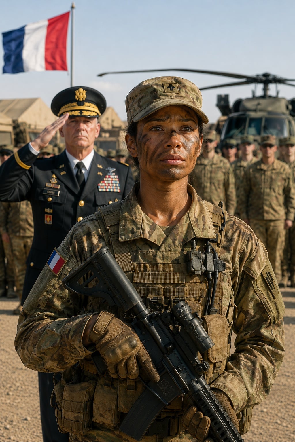 Nessun Grado. Nessun Nome. Ma un Comandante dei Navy SEAL l’ha salutata…