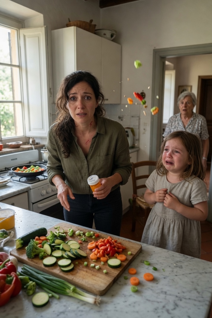 Stavo tagliando le verdure in cucina quando mia figlia di 4 anni mi ha tirato il braccio, con un’espressione spaventata e preoccupata. «Mamma…