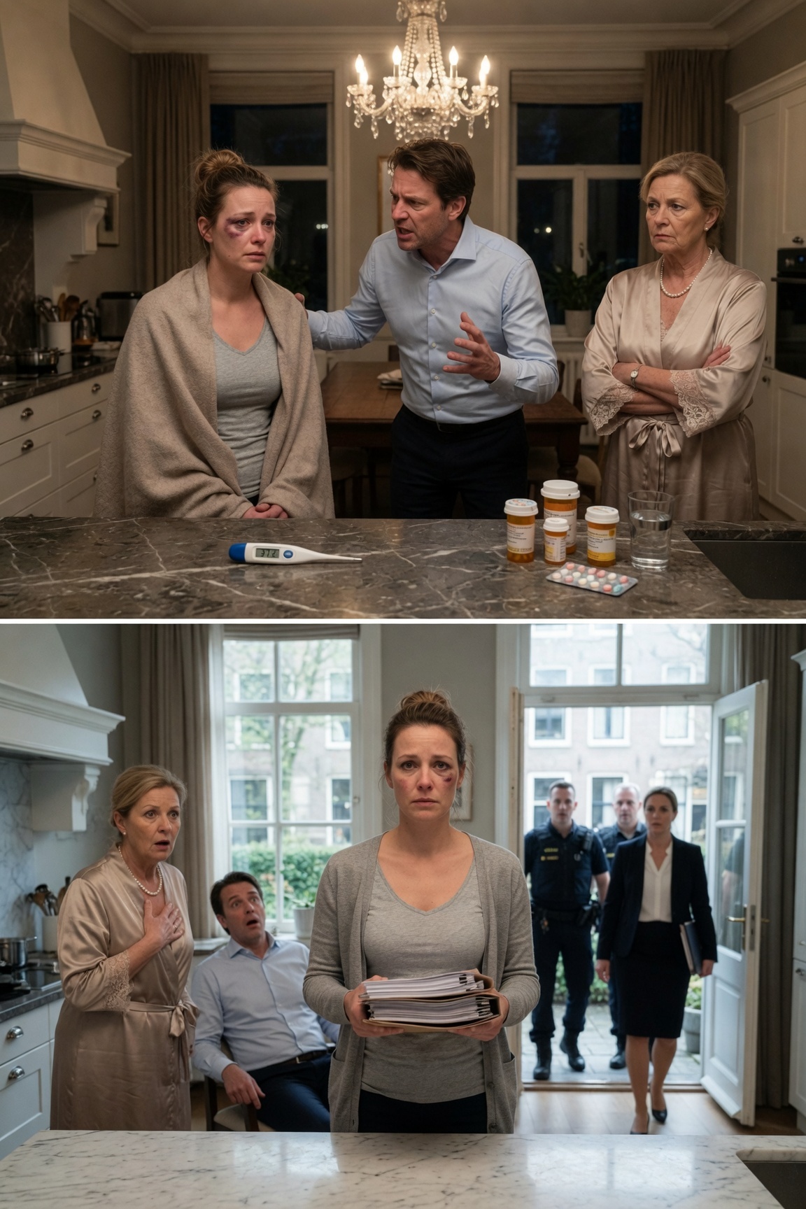 Toen mijn man me sloeg omdat ik niet had gekookt terwijl ik 40 graden koorts had, tekende ik de echtscheidingspapieren. Mijn schoonmoeder schreeuwde: “Wie denk je dat je bang maakt? Als je dit huis verlaat, zul je op straat moeten bedelen.”