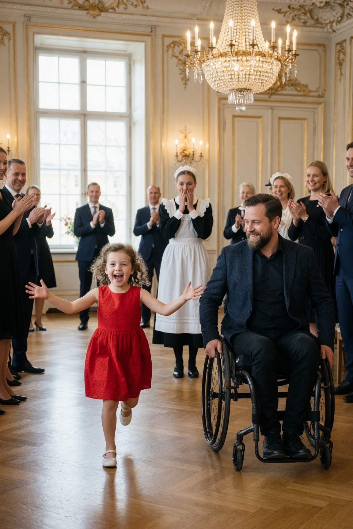 “Miljonären förödmjukad av sin egen familj på sin fest… tills städerskans dotter avslöjade ett oförlåtligt svek