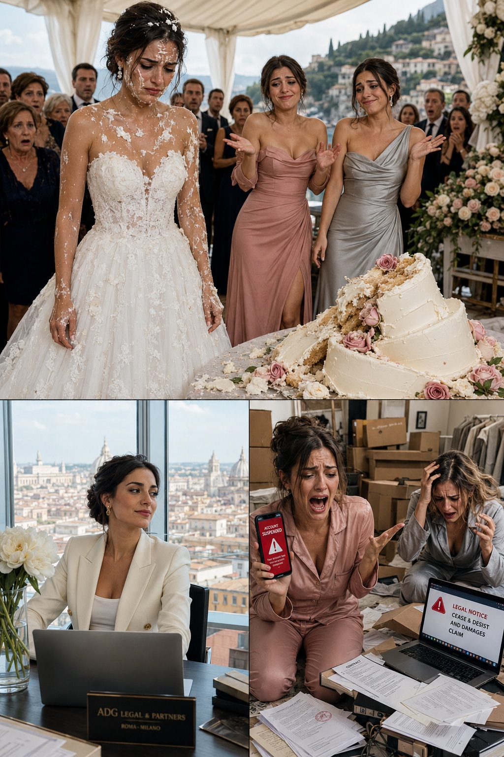 Al mio matrimonio, mia sorella “inciampò” nella torta. “Immagino sia il karma per averti detto di no”, disse. Mia madre si strinse nelle spalle. “È delusa. Voleva che pagassi tu l’anticipo”. Quella notte, in silenzio, annullai tutto ciò che avevo contribuito a costruire per lei. Alle 9:30 del mattino, una notifica arrivò nella sua casella di posta: “Finanziamento rifiutato. Trasloco bloccato”. Il panico iniziò immediatamente, MA IO…