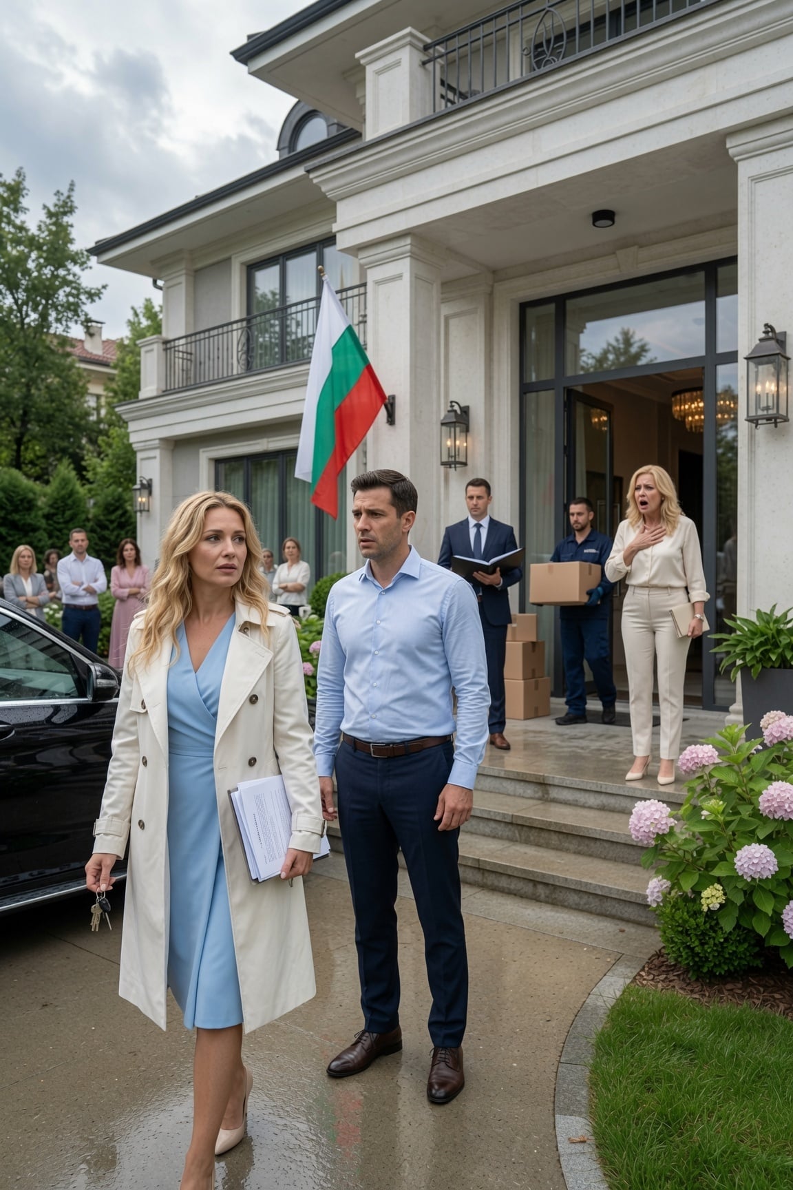 Съпругът ми ме удари и ме изхвърли — после майка му разбра, че къщата е моя.