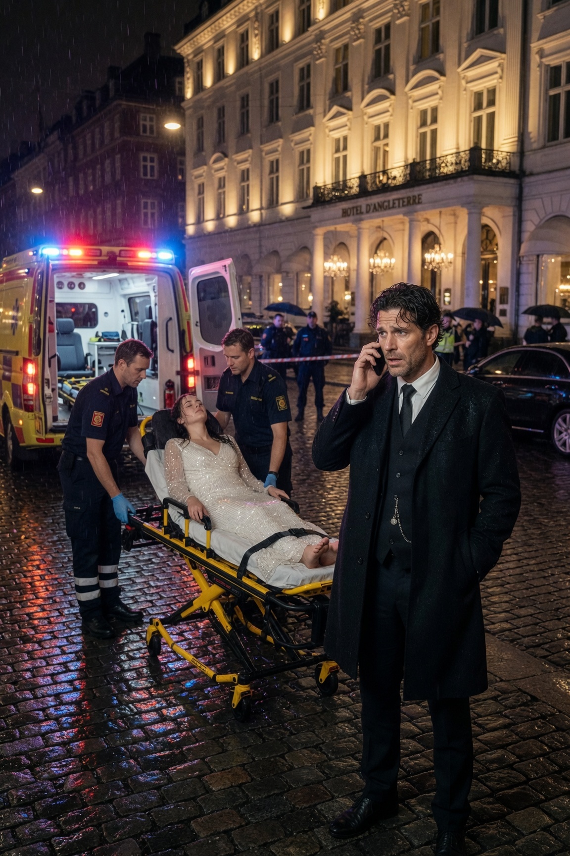 Politiet ringede til mafiabossen kl. 22:47 — “hun spurgte efter dig, før ambulancen ankom”