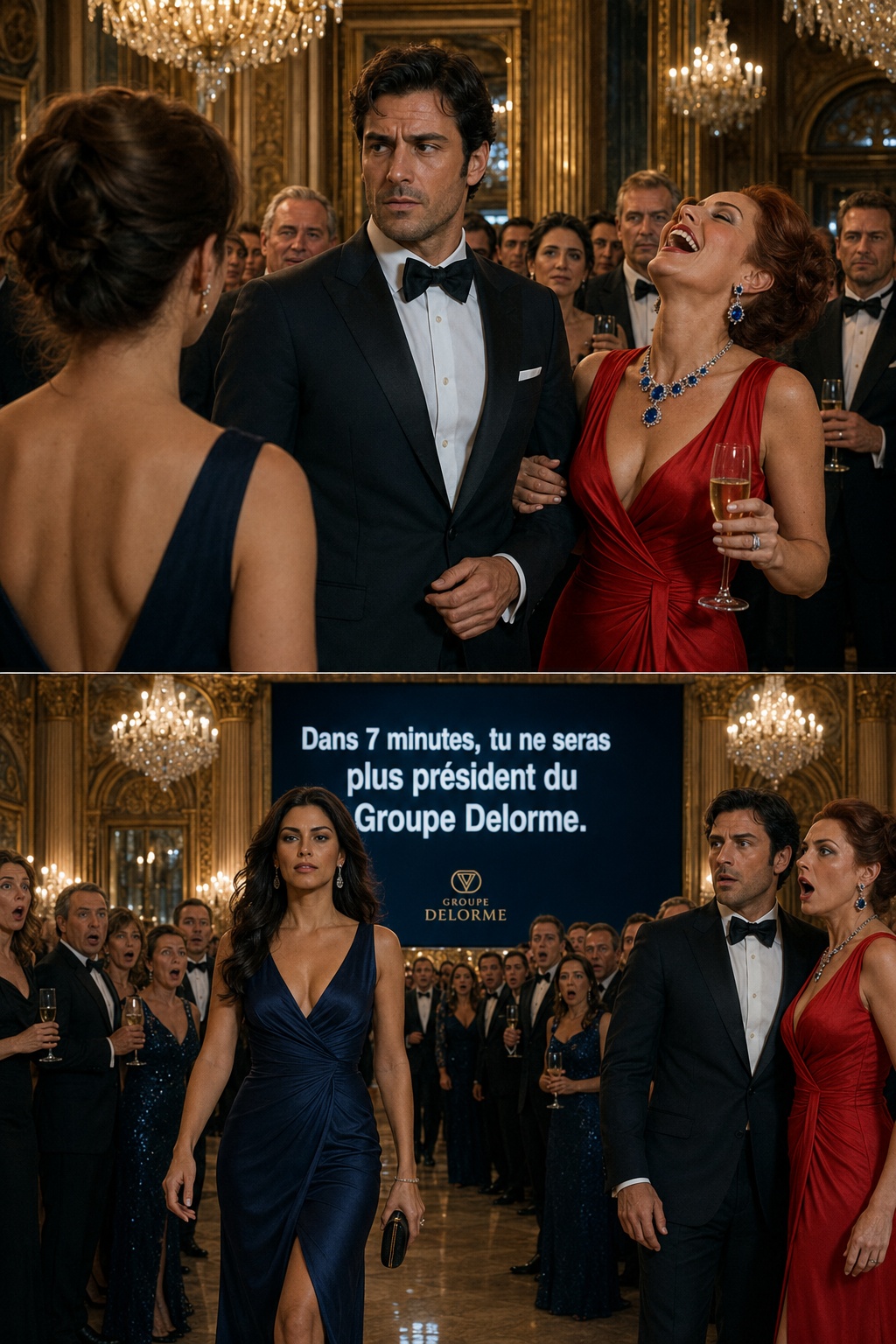 La sua padrona scoppiò a ridere al gala parigino — finché tutta la sala non si voltò per applaudire la sua sfolgorante moglie.