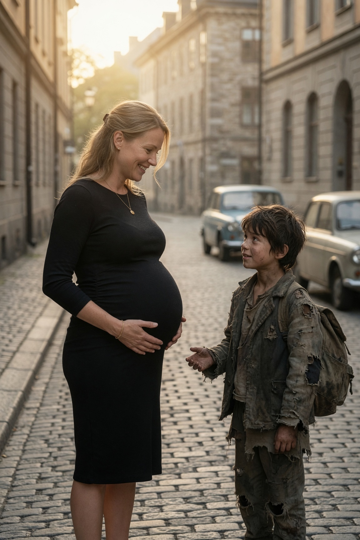 Det finns en ung pojke som ofta går förbi på min gata och varje gång han ser mig pekar han på min graviditet och det enda han säger är: “Du bär på en orm! Avbryt graviditeten! För inte in den i världen!”