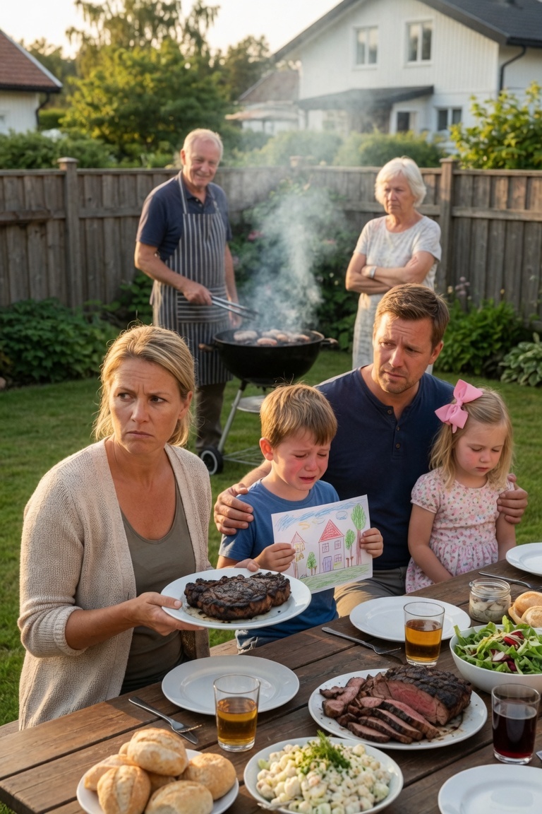 Mina föräldrar serverade min 10-åring bränt kött medan de skrattade åt honom.