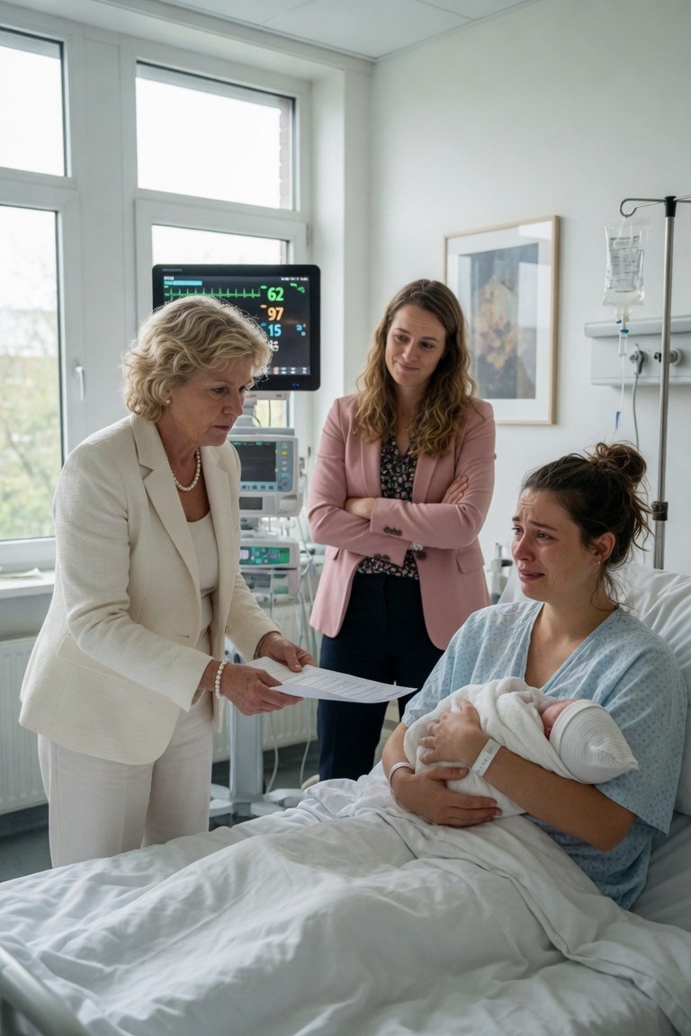 72 uur nadat ik was bevallen, liep mijn moeder mijn ziekenhuiskamer binnen met voogdijpapieren voor mijn baby. Ze zei dat mijn “onvruchtbare” zus hem meer verdiende dan ik. Ik betaalde $42.500 voor haar IVF-behandelingen. Toen ontdekte ik dat de kliniek nooit had bestaan. Toen mijn moeder mijn militaire carrière bedreigde om mijn zoon af te pakken… liet ik eindelijk zien wie ze werkelijk waren.
