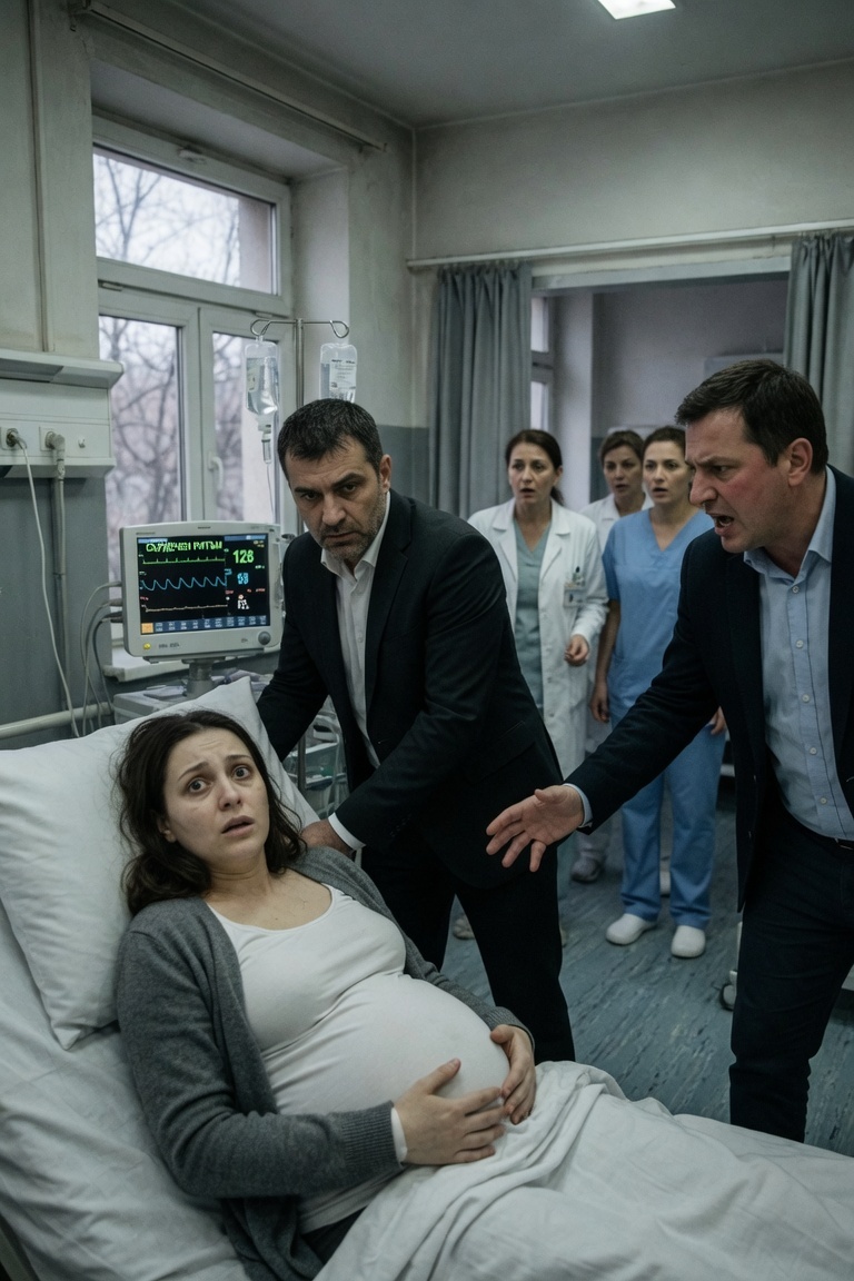 На 7 месеца бременна, ме откараха спешно в спешното отделение, докато съпругът ми вече се беше отдалечил от мен. Когато нахлу в спешното, пристигна ядосан, не притеснен, не нежен, дори не се преструваше, че го е грижа. Лежах в болничното легло, мълчалива и наранена, но отказах да позволя студеното му разстояние да ме сломи пред него. Тогава погледът му се плъзна покрай мен и спря върху мъжа, който стоеше до леглото ми. В този миг гневът му се превърна в нещо друго и всичко между нас изведнъж се промени.