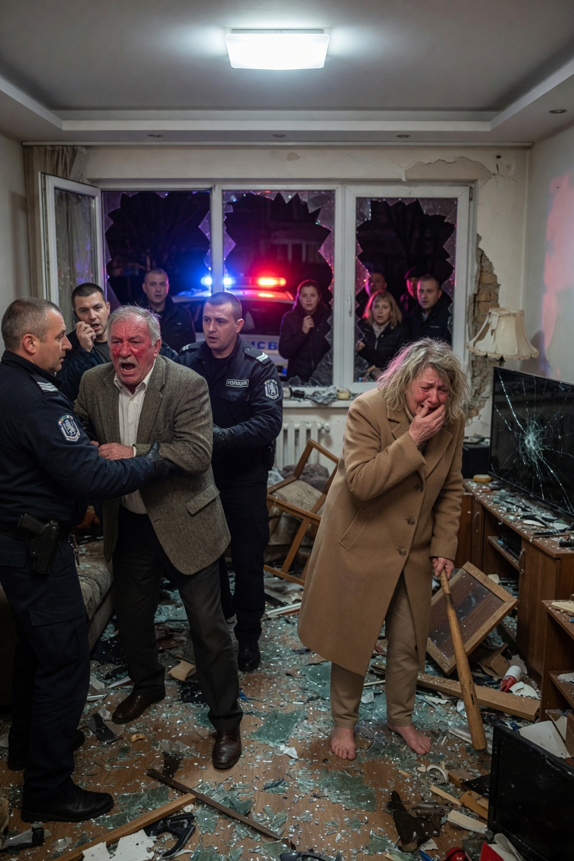 Извадете я от ареста! Отказах. Те нахлуха с бейзболни бухалки, за да ми съсипят живота, пренебрегвайки един студен, юридически факт за къщата…