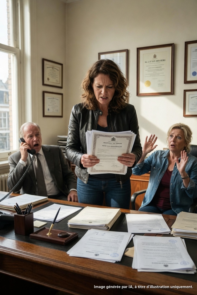 De begrafenisondernemer belde: “Mevrouw Torres, mijn oprechte deelneming met uw verlies… Maar wie is er precies overleden?” Blijkt dat mijn zus een overlijdensakte heeft ingediend om mijn erfenis van $2 miljoen op te eisen. Eén probleem: ik stond springlevend in zijn kantoor.