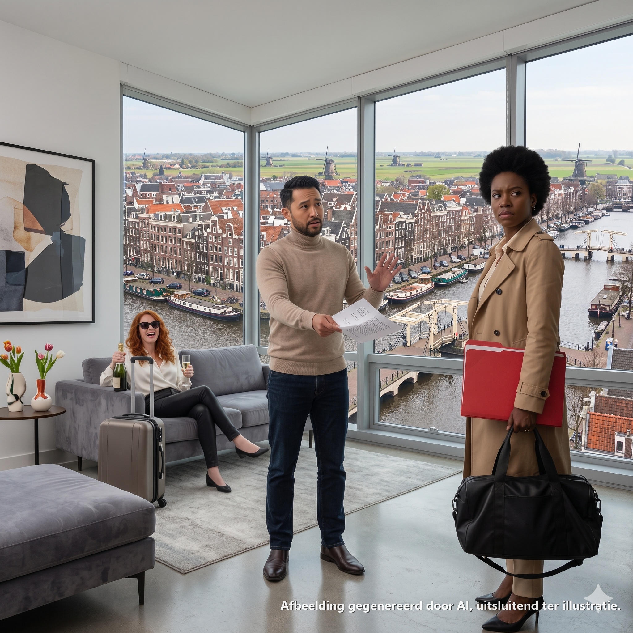 Mijn vriend zei: “Mijn zus komt permanent bij ons wonen — en ik betaal alles met jouw geld. Vind je het niet leuk? Pak dan je koffers.” Ik glimlachte en zei: “Prima.” Daarna ritste ik één koffer dicht, nam de lift naar het verhuurkantoor en tekende het ene document waarvan hij vergeten was dat ik het recht had te ondertekenen. Voordat hij boven klaar was met vieren, was zijn sleutelhanger geblokkeerd, de huurovereenkomst beëindigd en zijn gloednieuwe koninkrijk verdwenen.
