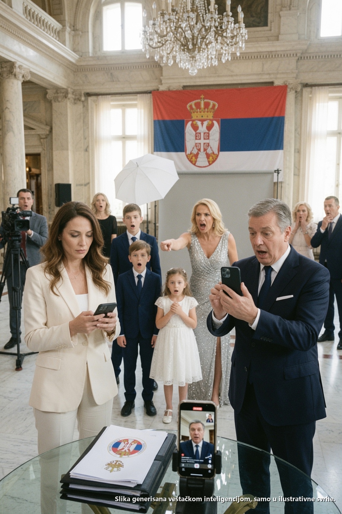“Kerol želi samo svoju decu na porodičnom portretu”, rekao je tata. “Njene prijateljice će ga videti. Ti bi zakomplikovao narativ.” Svi su se složili. Spustio sam slušalicu. Poslao sam poruku svom portfolio menadžeru: “Povuci sav kapital iz Anderson Hospitality Group.” Tatin telefon je zazvonio…