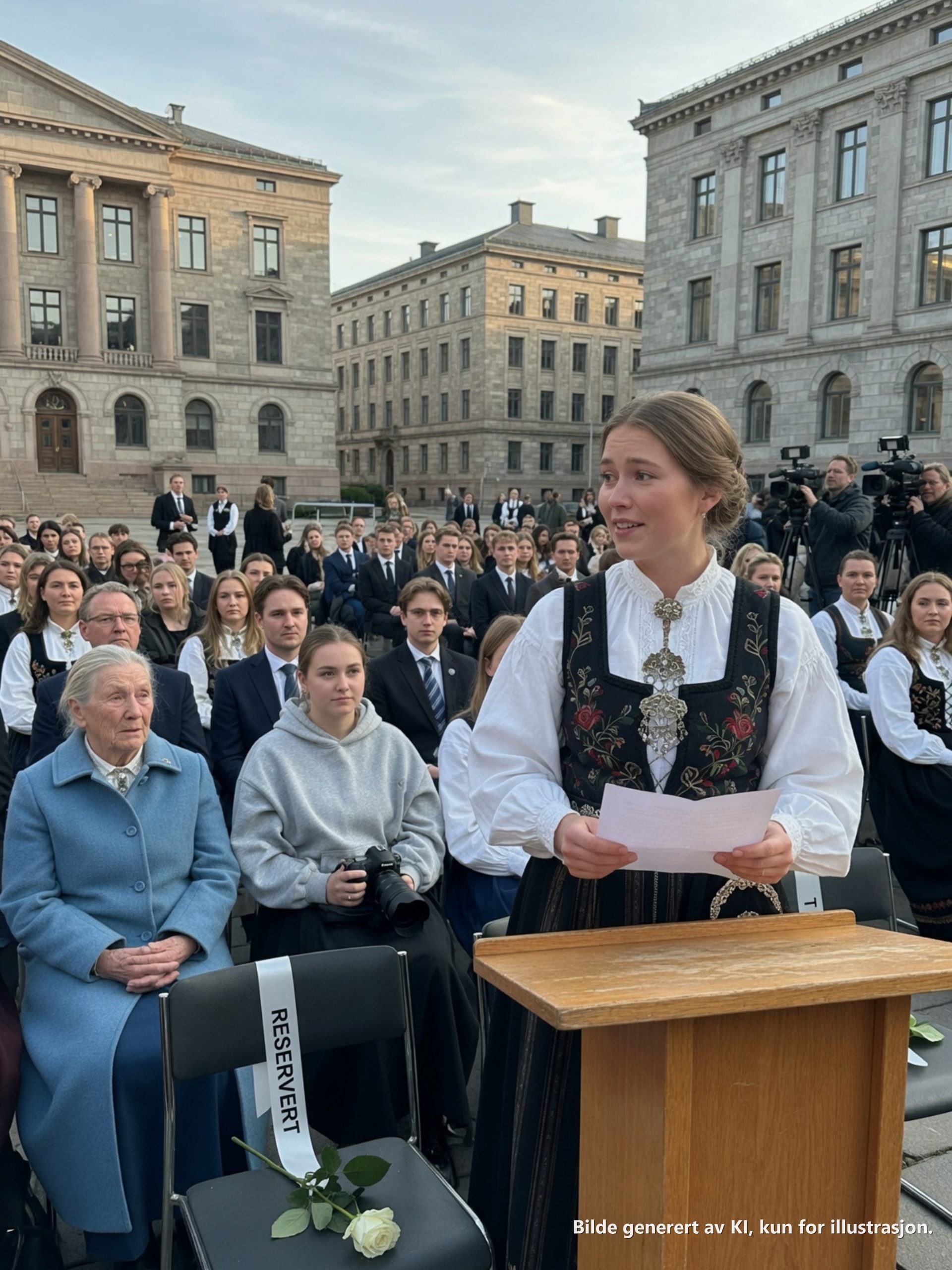 «Vi er for slitne etter turen til søsteren din til å komme på vitnemålsutdelingen din,» tekstet mamma. Jeg svarte: «Hvil dere godt.» De visste ikke at jeg var utvalgt til å holde studentenes tale ved Universitetet i Oslo. Da de så talen min på TV-sendingen… Telefonene sluttet ikke å ringe.
